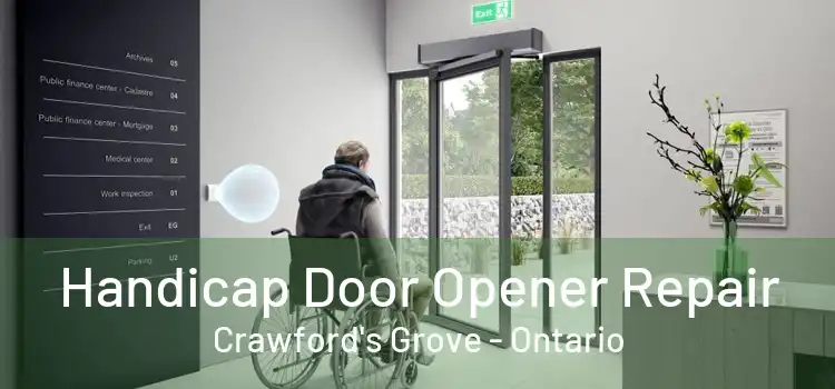 Handicap Door Opener Repair Crawford's Grove - Ontario